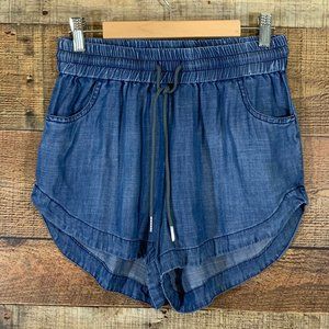 Gianni Bini Light Weight Denim Look Shorts Size XS